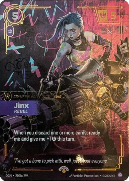 Jinx - Rebel, Riftbound Promotional Cards 202/298