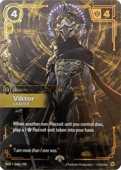 Viktor - Leader, Riftbound Promotional Cards 246b/298