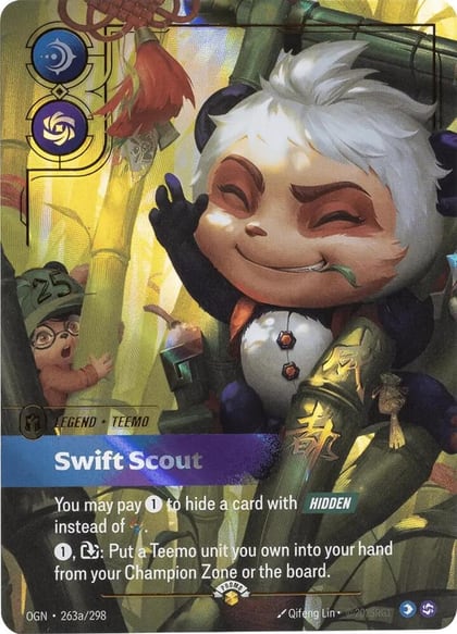 Teemo - Swift Scout (Alternate Art), Riftbound Promotional Cards 263a/298