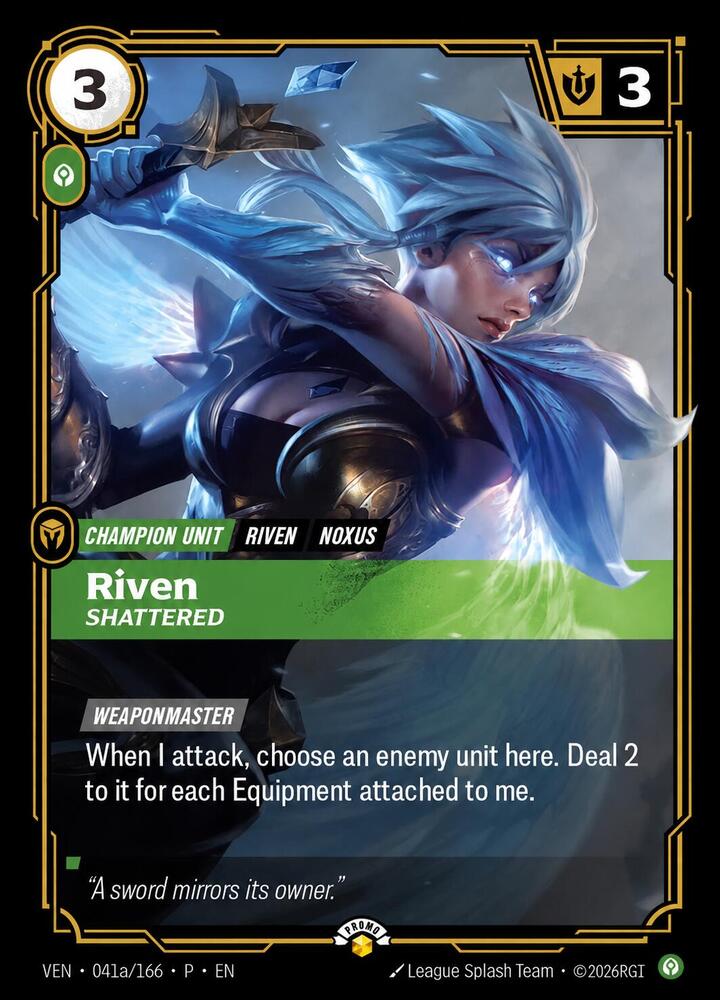 Riven - Shattered, Riftbound Promotional Cards P710699
