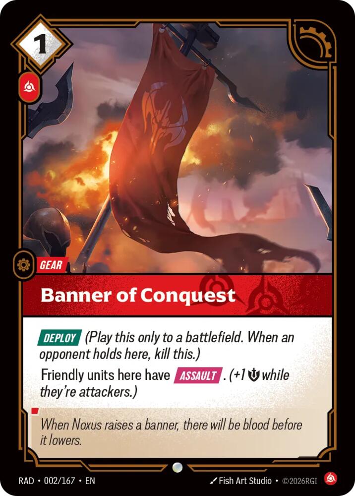 Banner of Conquest, Radiance 002/167