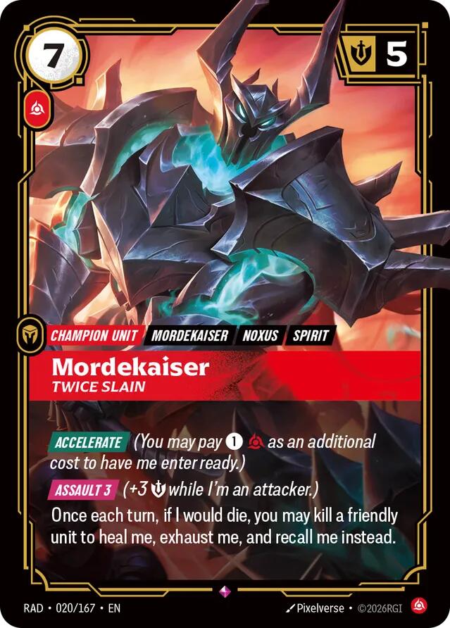 Mordekaiser, Twice Slain, Radiance 020/167