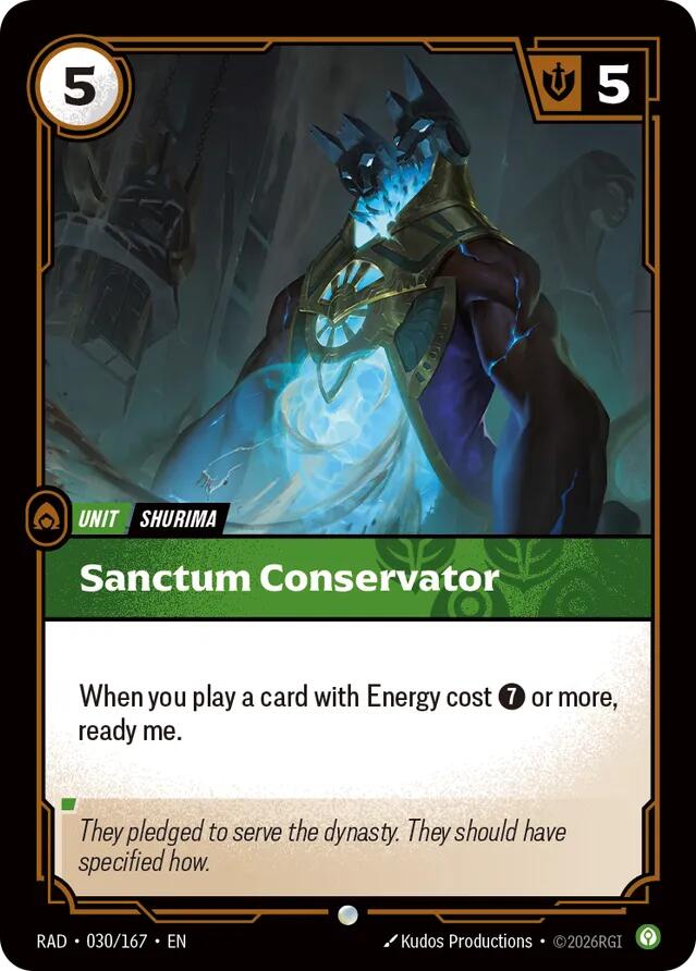 Sanctum Conservator, Radiance 030/167