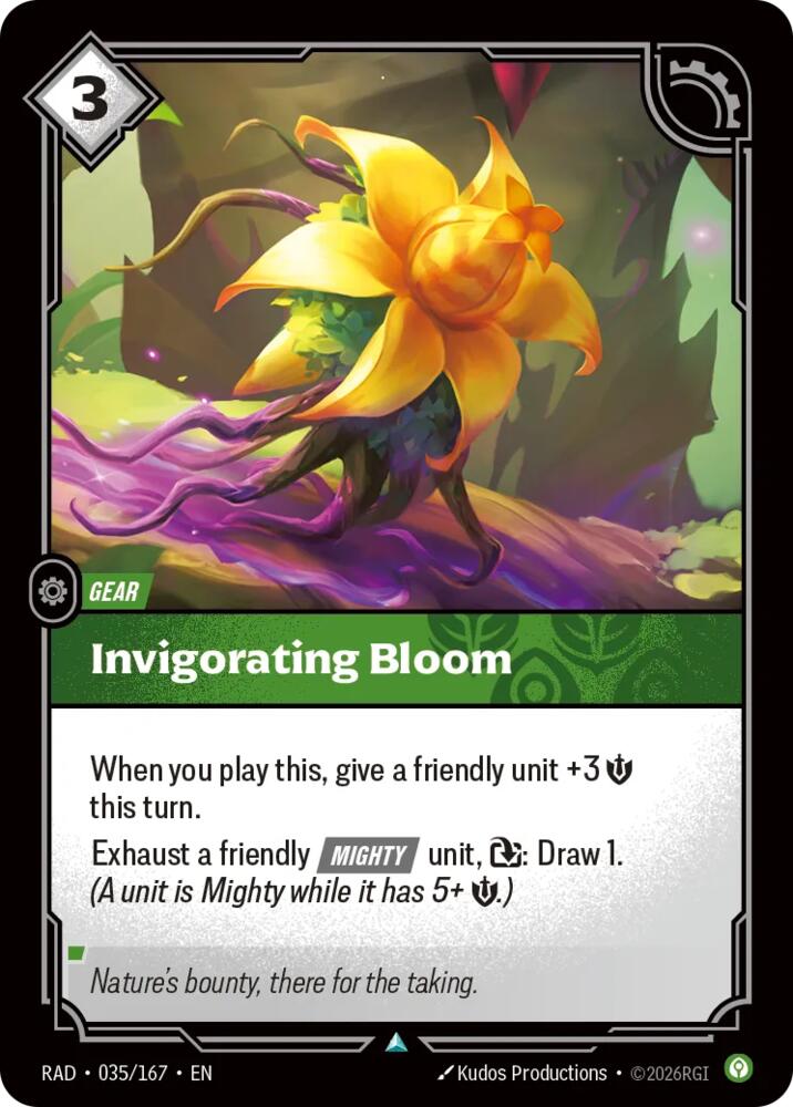 Invigorating Bloom, Radiance 035/167