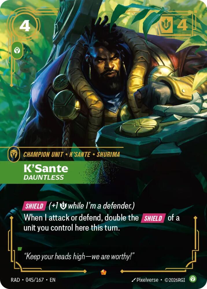 K'Sante, Dauntless, Radiance 045/167