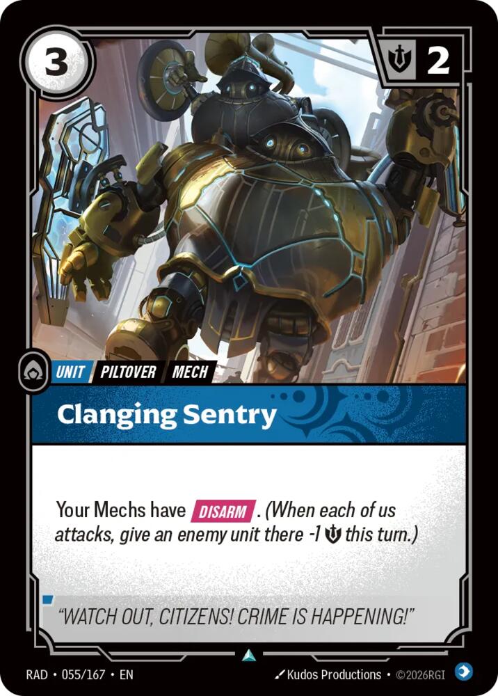 Clanging Sentry, Radiance 055/167