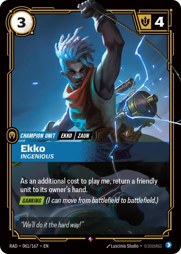 Ekko, Ingenious, Radiance 061/167
