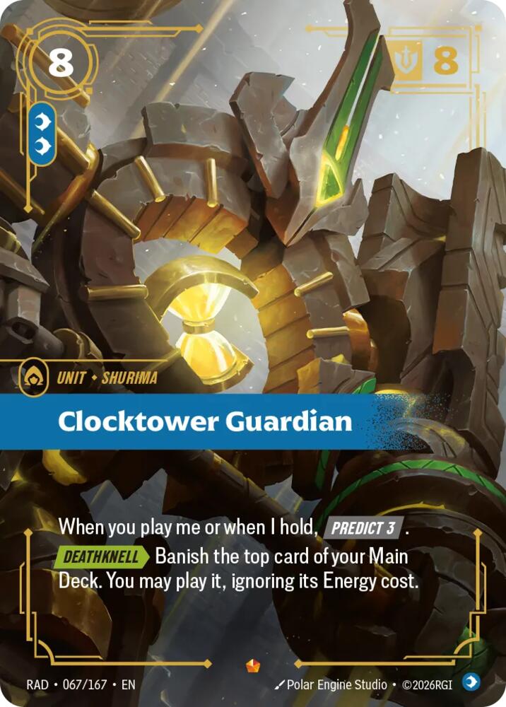 Clocktower Guardian, Radiance 067/167