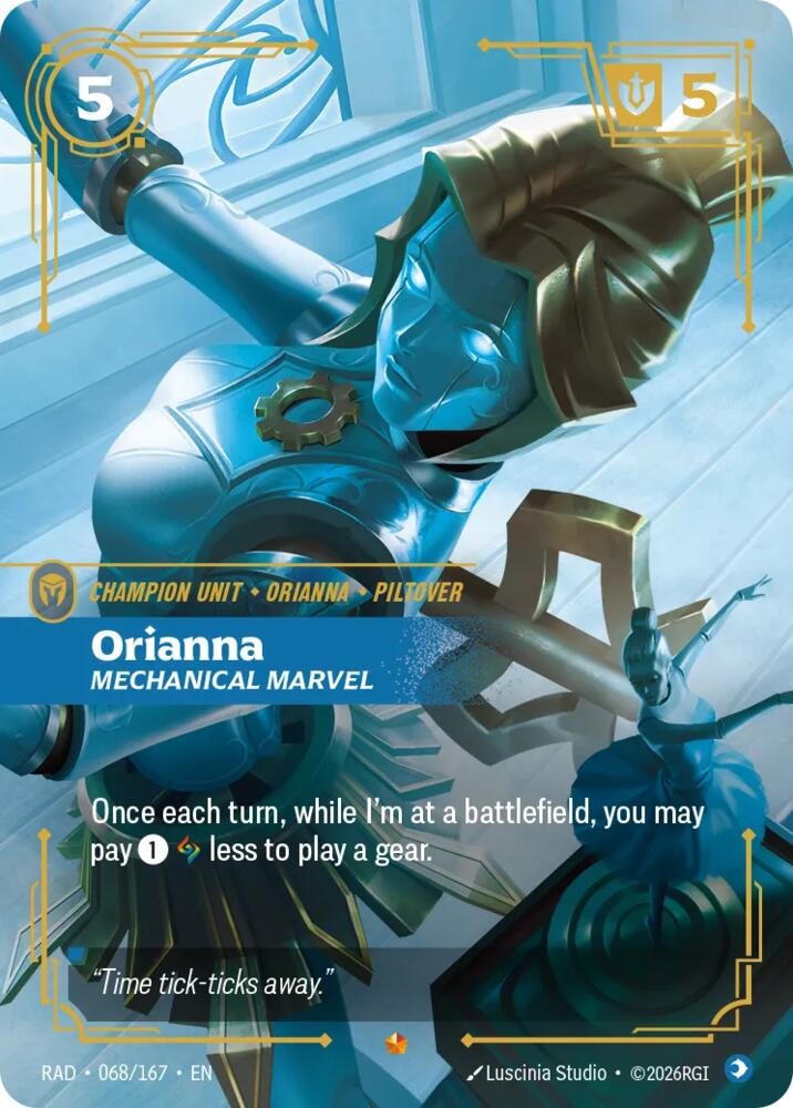 Orianna, Mechanical Marvel, Radiance 068/167