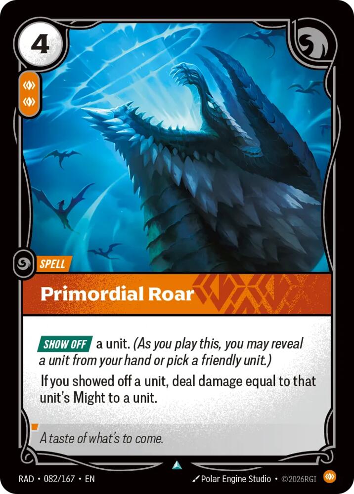 Primordial Roar, Radiance 082/167