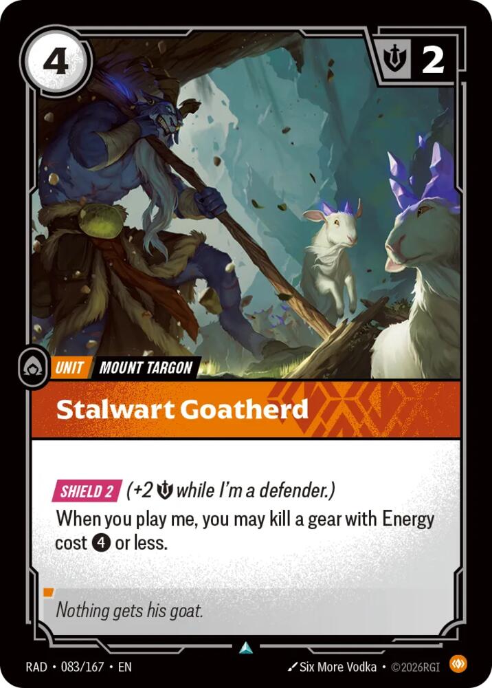 Stalwart Goatherd, Radiance 083/167