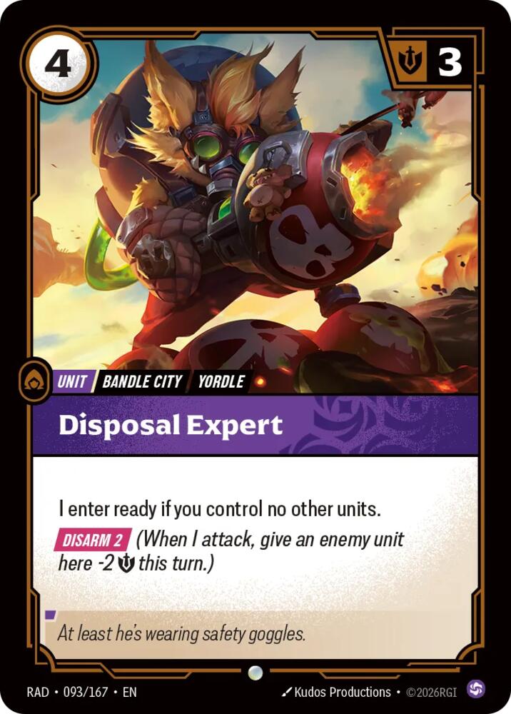 Disposal Expert, Radiance 093/167