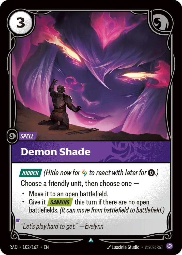 Demon Shade, Radiance 102/167