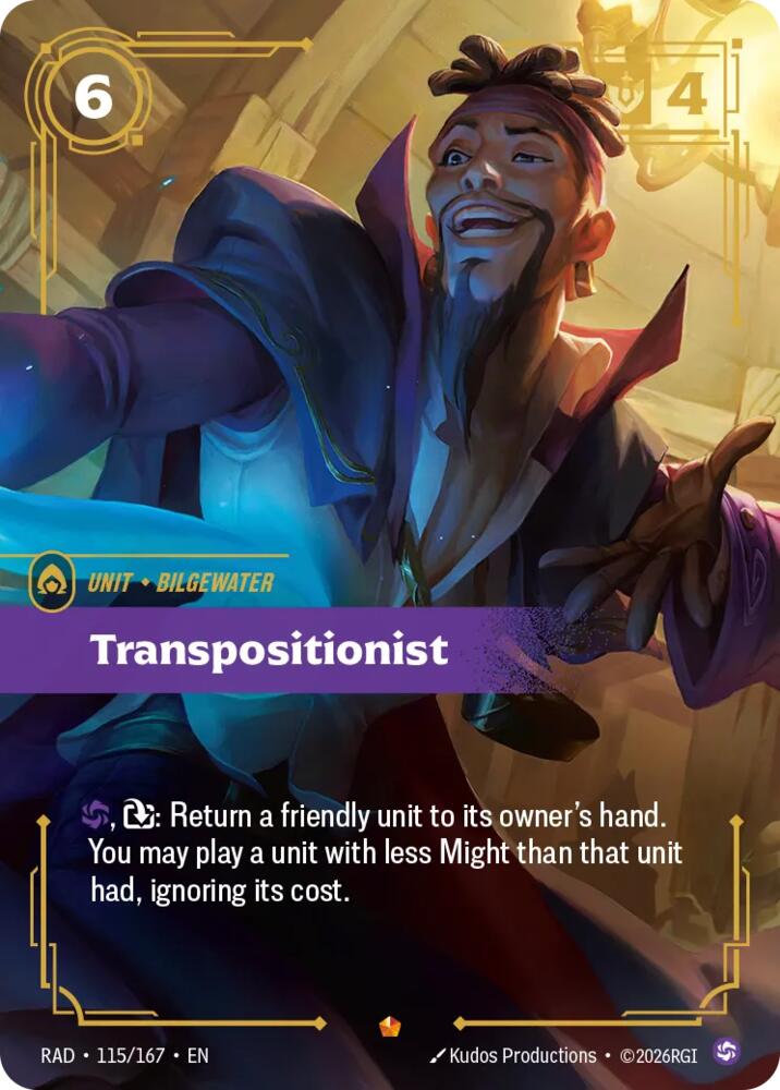 Transpositionist, Radiance 115/167
