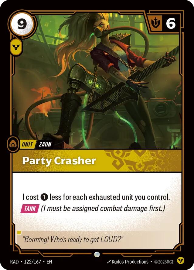 Party Crasher, Radiance 122/167