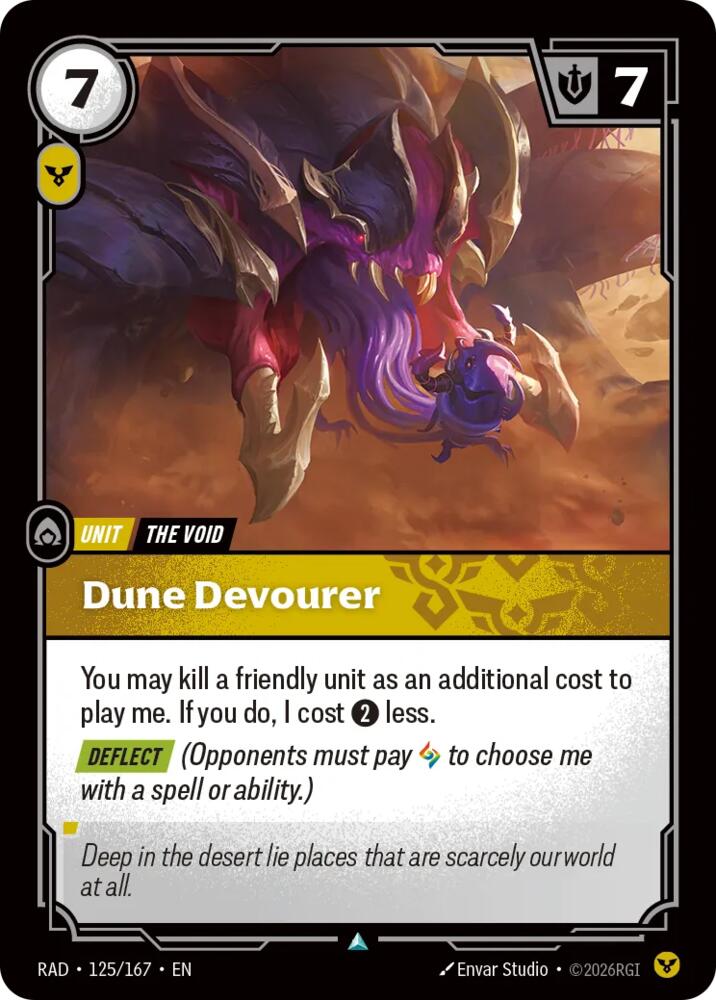 Dune Devourer, Radiance 125/167