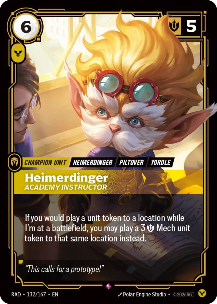 Heimerdinger, Academy Instructor, Radiance 132/167
