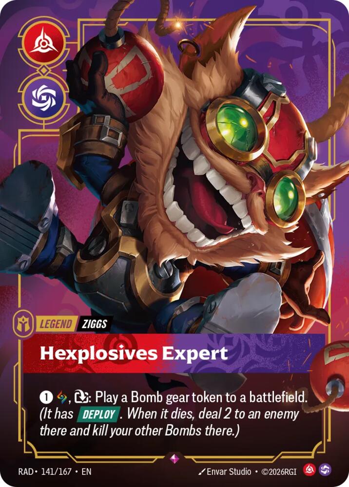 Ziggs, Hexplosives Expert, Radiance 141/167