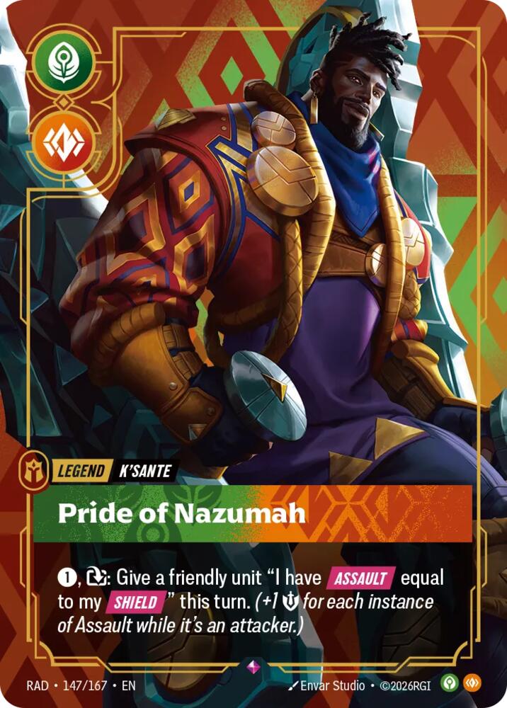 K'Sante, Pride of Nazumah, Radiance 147/167