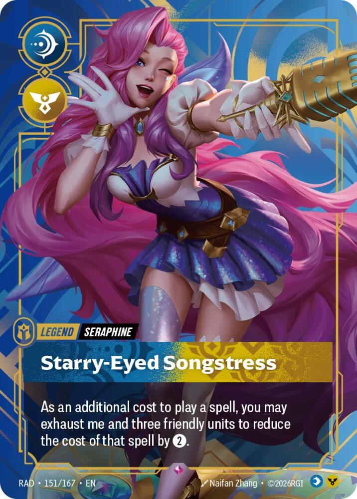 Seraphine, Starry-Eyed Songstress, Radiance 151/167