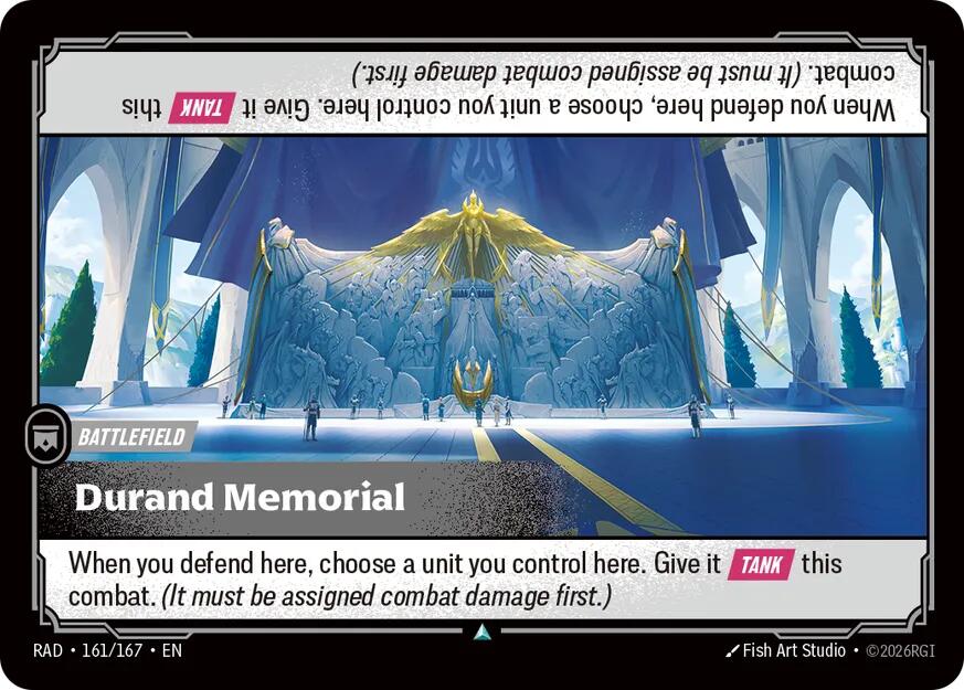 Durand Memorial, Radiance 161/167