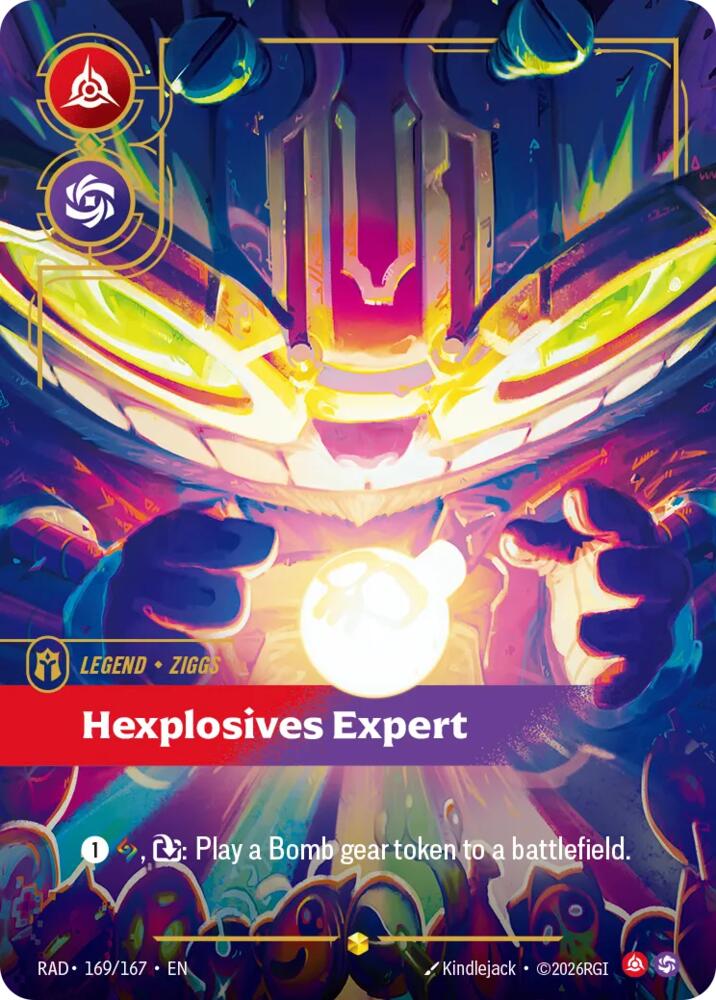 Ziggs, Hexplosives Expert (Overnumbered), Radiance 169/167
