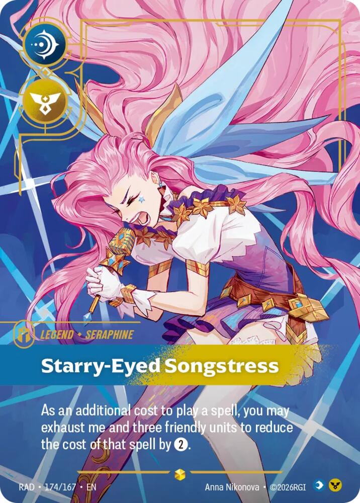 Seraphine, Starry-Eyed Songstress (Overnumbered), Radiance 174/167