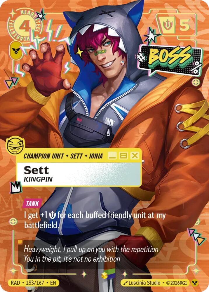 Sett, Kingpin (Overnumbered), Radiance 183/167