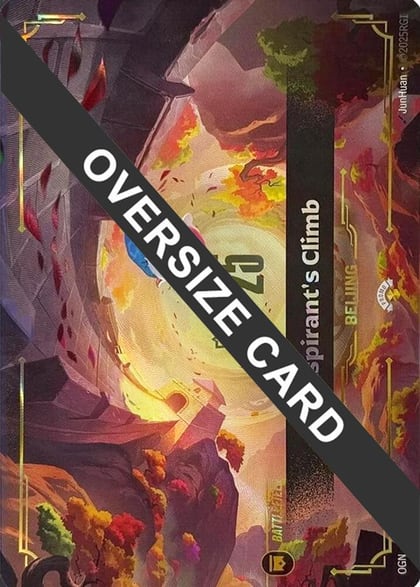 Aspirant's Climb (Oversized), Riftbound Worlds Bundle 2025 276a/298