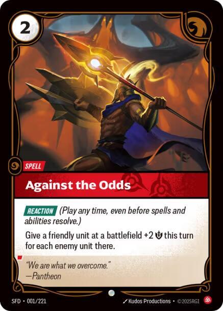 Against the Odds, Spiritforged 001/221