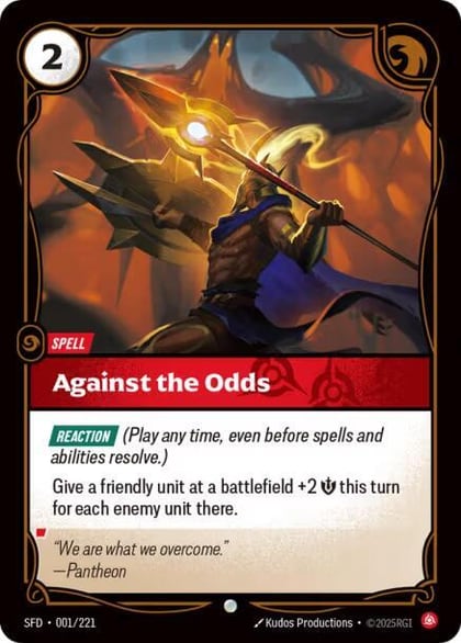 Against the Odds, Spiritforged 001/221
