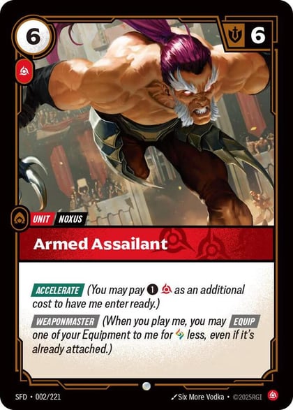Armed Assailant, Spiritforged 002/221