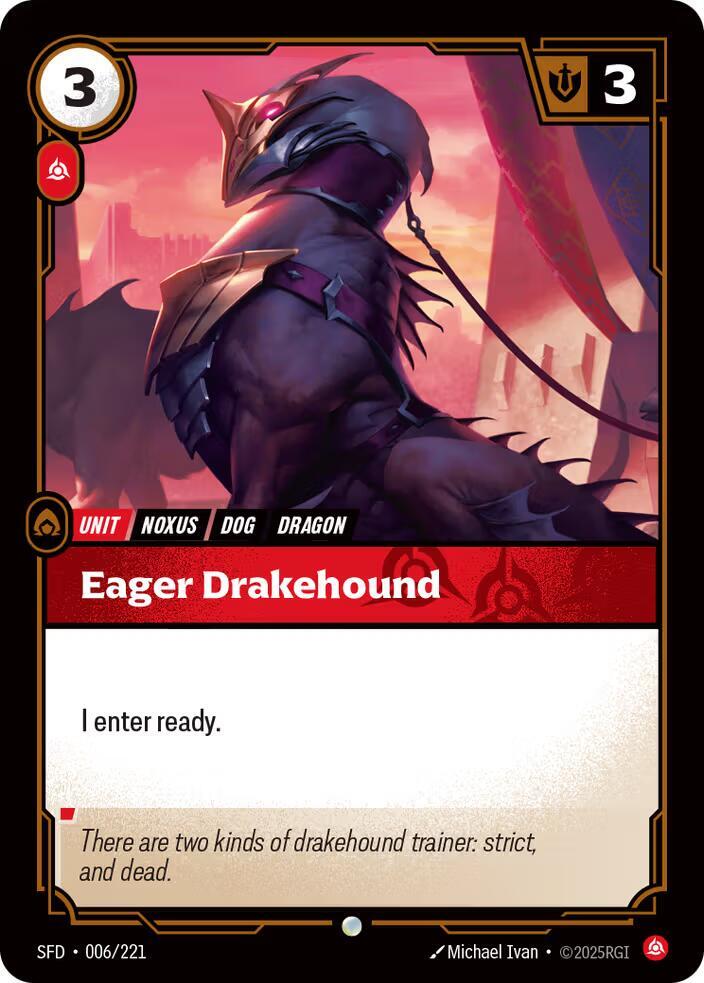 Eager Drakehound, Spiritforged 006/221