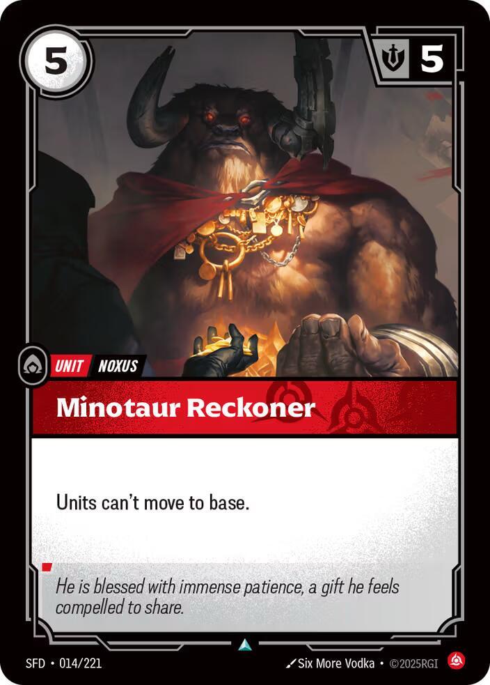Minotaur Reckoner, Spiritforged 014/221