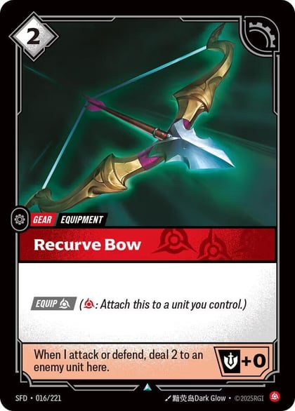 Recurve Bow, Spiritforged 016/221