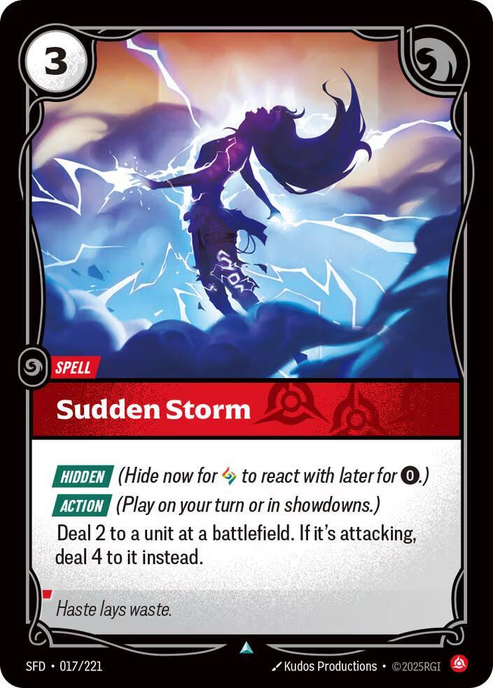 Sudden Storm, Spiritforged 017/221