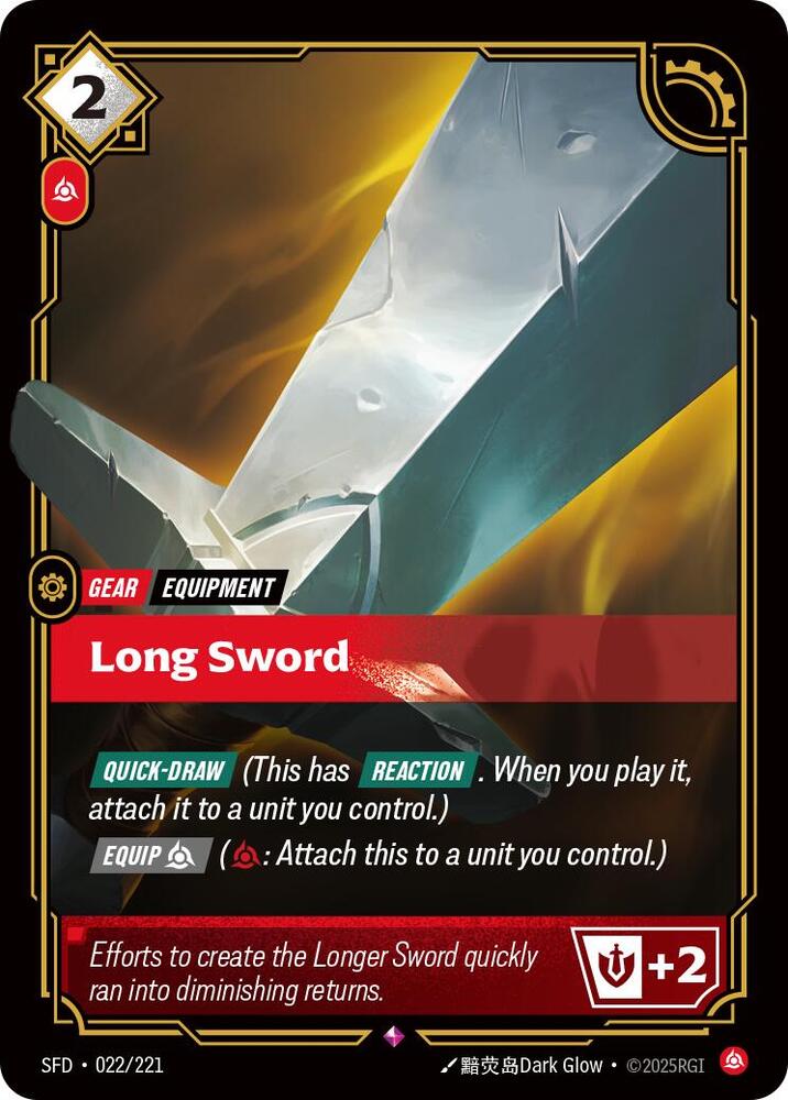 Long Sword, Spiritforged 022/221