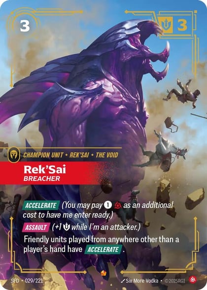 Rek'Sai - Breacher, Spiritforged 029/221