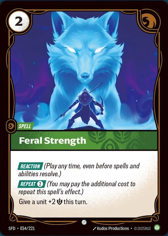 Feral Strength, Spiritforged 034/221