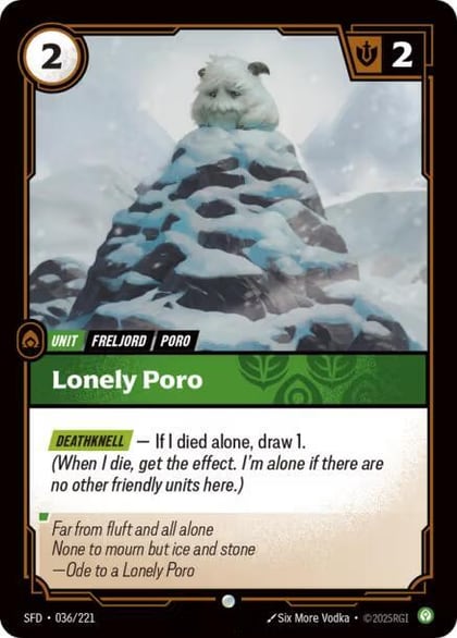Lonely Poro, Spiritforged 036/221