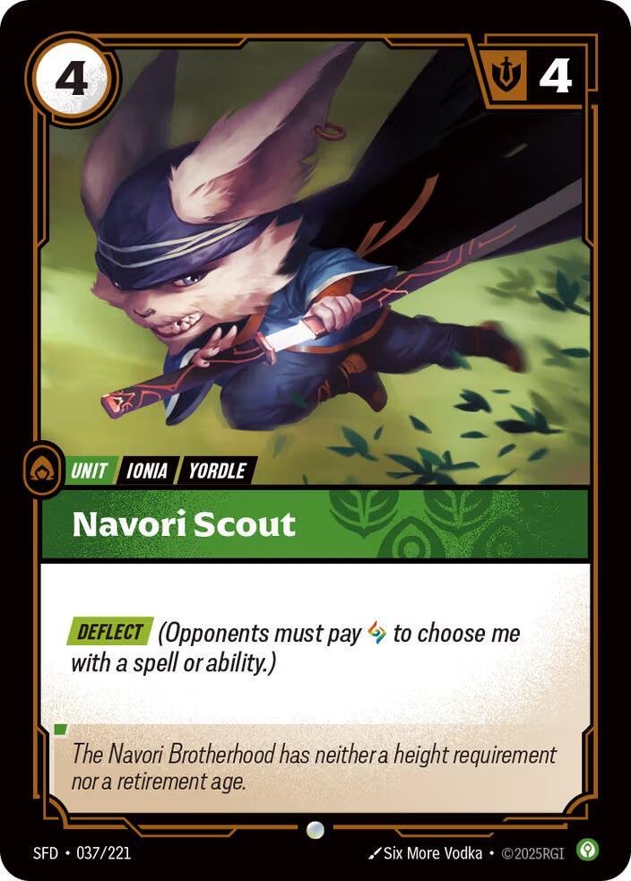 Navori Scout, Spiritforged 037/221