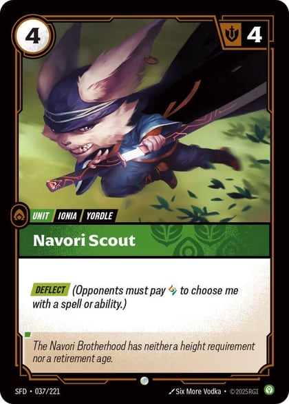Navori Scout, Spiritforged 037/221