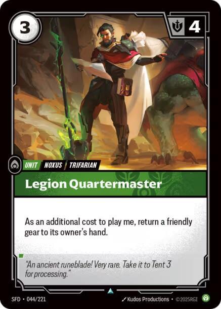 Legion Quartermaster, Spiritforged 044/221