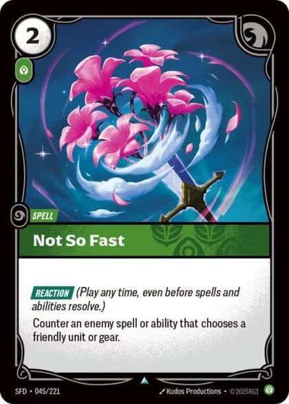 Not So Fast, Spiritforged 045/221