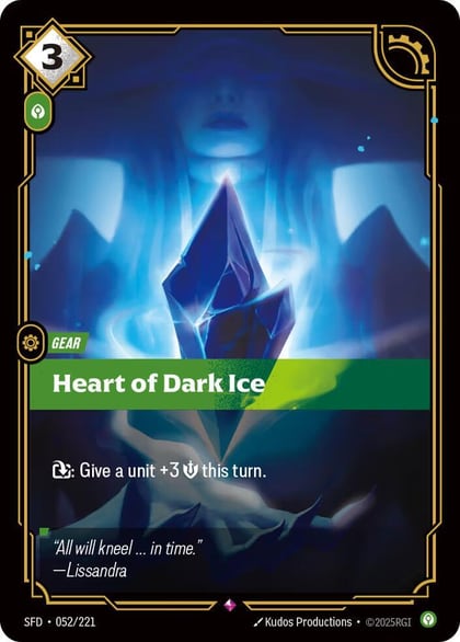 Heart of Dark Ice, Spiritforged 052/221