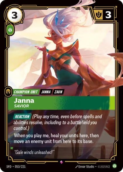 Janna - Savior, Spiritforged 053/221