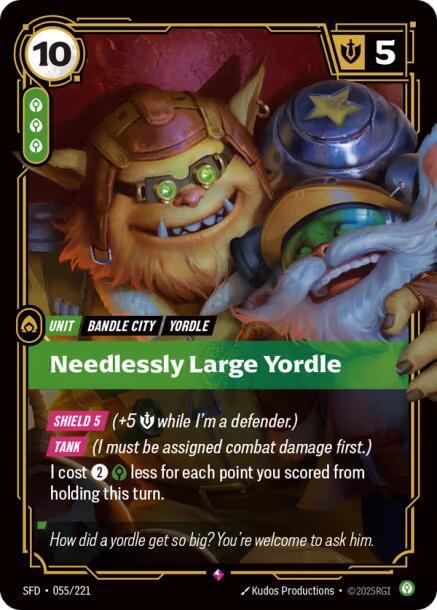 Needlessly Large Yordle, Spiritforged 055/221