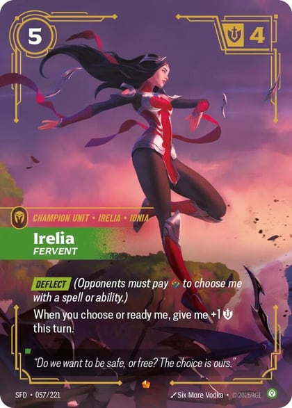 Irelia - Fervent, Spiritforged 057/221