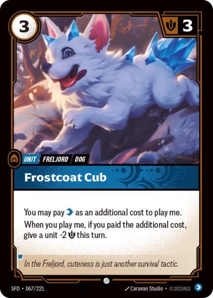 Frostcoat Cub, Spiritforged 067/221