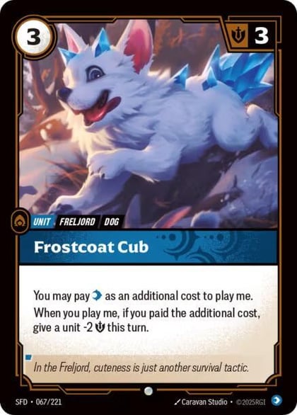 Frostcoat Cub, Spiritforged 067/221